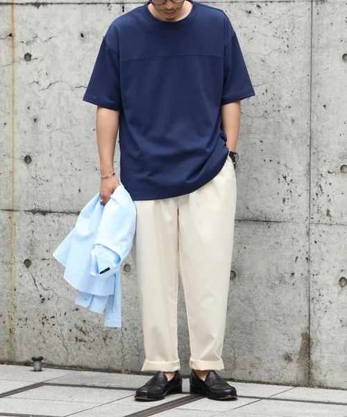 BACK NUMBER（バックナンバー）の「【接触冷感】【BACK NUMBER】「COOL」レギュラーイージーパンツ（その他パンツ・メンズ・オフホワイト/グリーン・XL/L/M/S）」の21枚目の写真