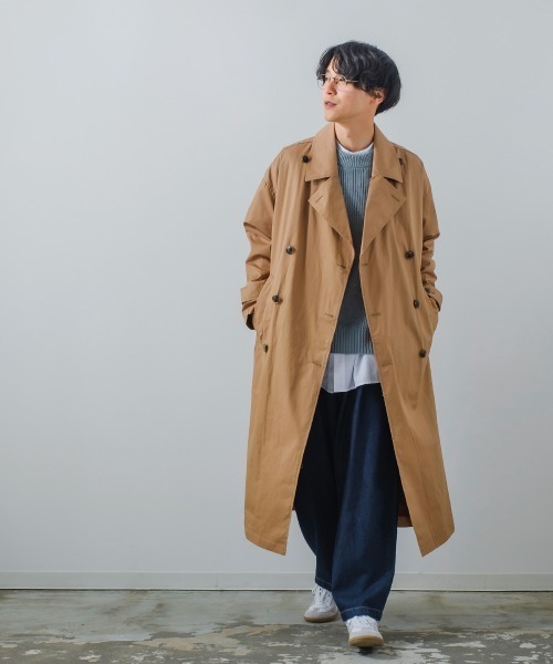 improves(インプローブス)の「【improves】ルーズフィット オーバーサイズ バンドカラー 長袖シャツ(シャツ/ブラウス・メンズ・グレイッシュベージュ/ダークブラウン/ブラック/サックスブルー/ホワイト・LARGE/MEDIUM)」の17枚目の写真