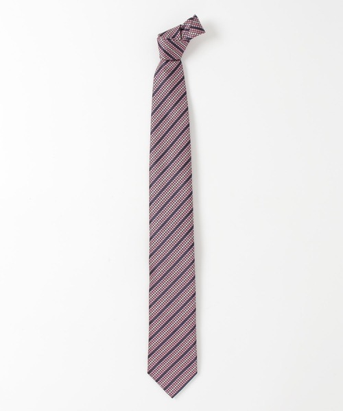 ZEGNA（ゼニア）の「シルクタイ（ネクタイ・メンズ・ピンク/ライトブルー・ONE SIZE）」の2枚目の写真