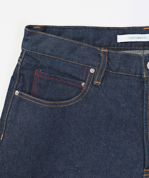 VICTIM(ヴィクティム)の「VICTIM ヴィクティム / OW DENIM PANTS / VTM-22-P-025(デニムパンツ・メンズ・インディゴブルー・M/L/XL)」の5枚目の写真