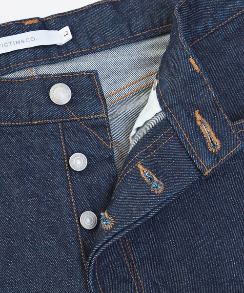 VICTIM(ヴィクティム)の「VICTIM ヴィクティム / OW DENIM PANTS / VTM-22-P-025(デニムパンツ・メンズ・インディゴブルー・M/L/XL)」の6枚目の写真
