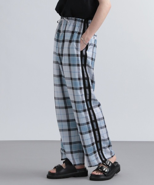 HARE(ハレ)の「チェックラインイージーパンツ(HARE)(その他パンツ・メンズ・ブラック/オフホワイト・FREE)」の5枚目の写真