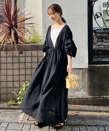 mysty woman | 2Pレイヤードギャザーワンピ 296627(ワンピース)