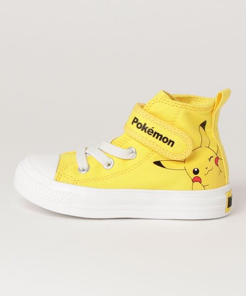 RUGGEDWORKS（ラゲッドワークス）の「チャイルドオールスターライトポケモン  ピカチュウ（スニーカー・キッズ・イエロー・16.0cm/15.0cm）」の4枚目の写真