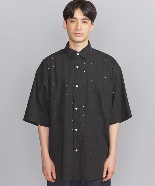 niche.(ニッチ)の「【別注】 <Niche. (ニッチ) > F/LACE OV SHIRT/シャツ(シャツ/ブラウス・メンズ・ブラック/オリーブ・M/L)」の3枚目の写真