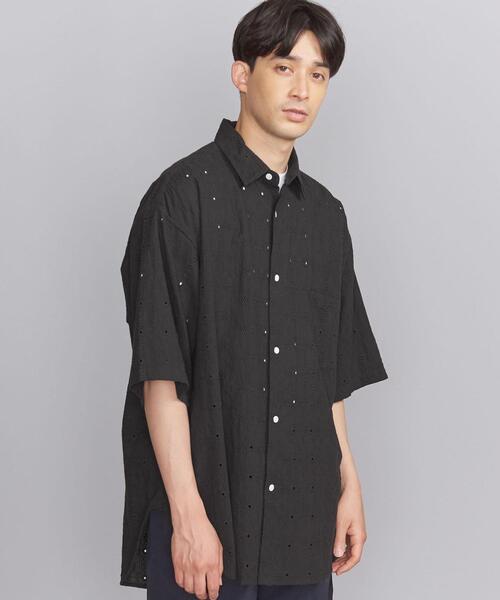 niche.(ニッチ)の「【別注】 <Niche. (ニッチ) > F/LACE OV SHIRT/シャツ(シャツ/ブラウス・メンズ・ブラック/オリーブ・M/L)」の6枚目の写真
