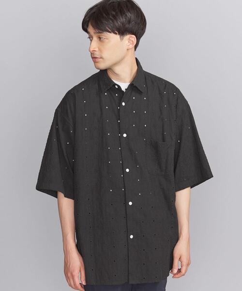 niche.(ニッチ)の「【別注】 <Niche. (ニッチ) > F/LACE OV SHIRT/シャツ(シャツ/ブラウス・メンズ・ブラック/オリーブ・M/L)」の7枚目の写真