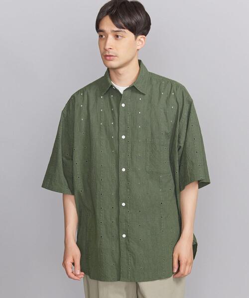 niche.(ニッチ)の「【別注】 <Niche. (ニッチ) > F/LACE OV SHIRT/シャツ(シャツ/ブラウス・メンズ・ブラック/オリーブ・M/L)」の10枚目の写真