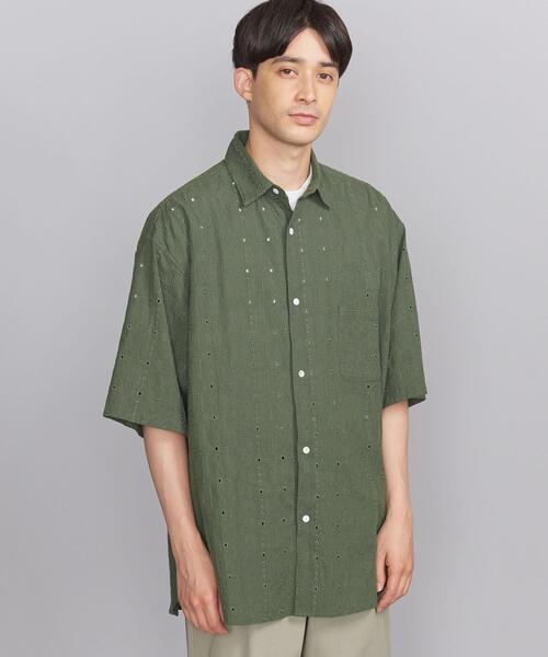 niche.(ニッチ)の「【別注】 <Niche. (ニッチ) > F/LACE OV SHIRT/シャツ(シャツ/ブラウス・メンズ・ブラック/オリーブ・M/L)」の11枚目の写真