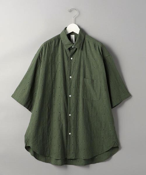 niche.(ニッチ)の「【別注】 <Niche. (ニッチ) > F/LACE OV SHIRT/シャツ(シャツ/ブラウス・メンズ・ブラック/オリーブ・M/L)」の12枚目の写真