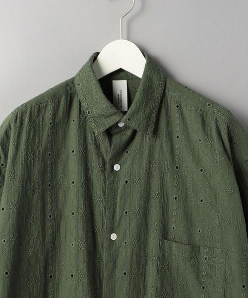 niche.(ニッチ)の「【別注】 <Niche. (ニッチ) > F/LACE OV SHIRT/シャツ(シャツ/ブラウス・メンズ・ブラック/オリーブ・M/L)」の14枚目の写真