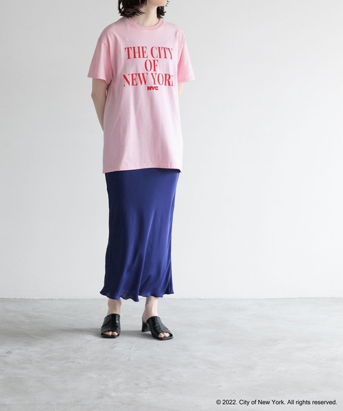 yuw（ユウ）の「ＮＹＣ　ＳＳ　Ｔｅｅ　278644（Tシャツ/カットソー・レディース・ホワイト/ネイビー/ピンク・FREE）」の15枚目の写真
