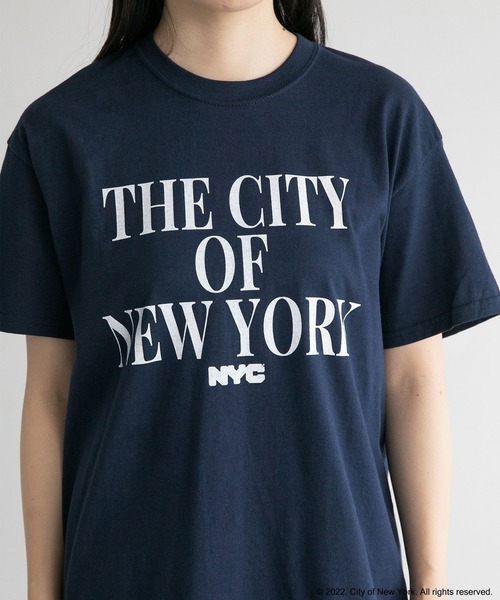yuw（ユウ）の「ＮＹＣ　ＳＳ　Ｔｅｅ　278644（Tシャツ/カットソー・レディース・ホワイト/ネイビー/ピンク・FREE）」の21枚目の写真