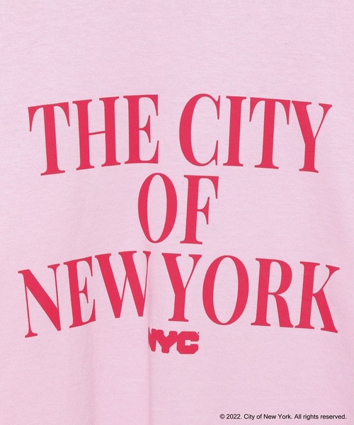yuw（ユウ）の「ＮＹＣ　ＳＳ　Ｔｅｅ　278644（Tシャツ/カットソー・レディース・ホワイト/ネイビー/ピンク・FREE）」の8枚目の写真