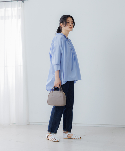 BIANCA（ビアンカ）の「【BIANCA】レザーグルカサンダル（サンダル・レディース・ブラック/ホワイト・37/39/38）」の3枚目の写真