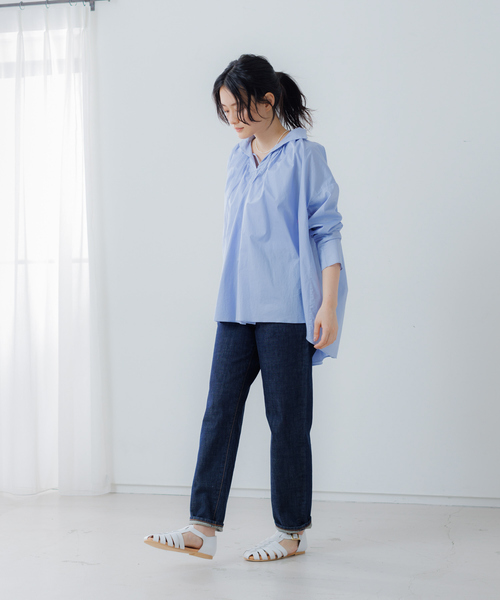 BIANCA（ビアンカ）の「【BIANCA】レザーグルカサンダル（サンダル・レディース・ブラック/ホワイト・37/39/38）」の12枚目の写真