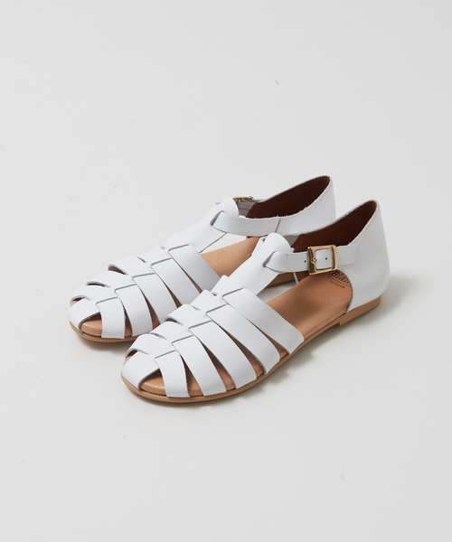 BIANCA（ビアンカ）の「【BIANCA】レザーグルカサンダル（サンダル・レディース・ブラック/ホワイト・37/39/38）」の14枚目の写真