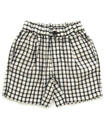F.O.KIDS | Wガーゼチェックタックパンツ 5分丈(その他パンツ)