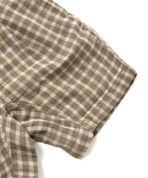 F.O.KIDS（エフオーキッズ）の「Wガーゼチェックタックパンツ 5分丈（その他パンツ・キッズ・ブラウン/ブルー/ベージュ/ブラック・90/130/100/110/95/120/80/140）」の17枚目の写真