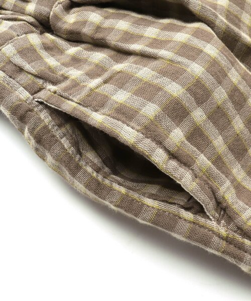 F.O.KIDS（エフオーキッズ）の「Wガーゼチェックタックパンツ 5分丈（その他パンツ・キッズ・ブラウン/ブルー/ベージュ/ブラック・90/130/100/110/95/120/80/140）」の13枚目の写真