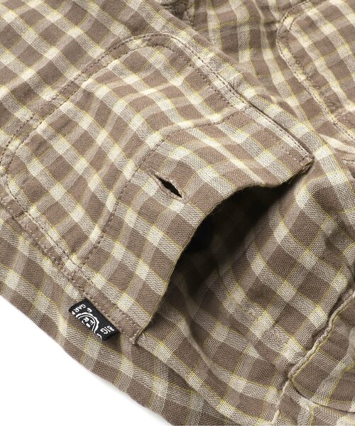 F.O.KIDS（エフオーキッズ）の「Wガーゼチェックタックパンツ 5分丈（その他パンツ・キッズ・ブラウン/ブルー/ベージュ/ブラック・90/130/100/110/95/120/80/140）」の15枚目の写真