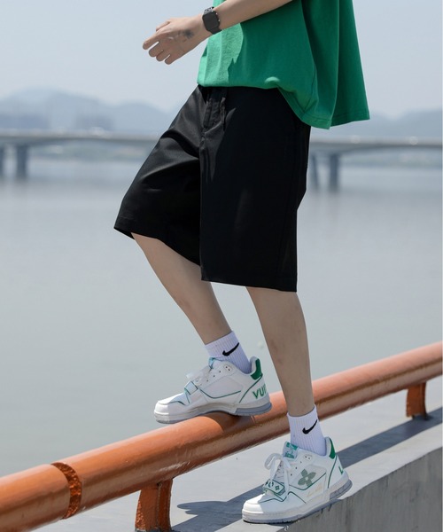AIRWALK（エアウォーク）の「【neos -addictive design-】AIRWALK エアウォーク ルーズシルエット スケーター ショートパンツ（その他パンツ・メンズ・チャコールグレー/ブラック/ベージュ・MEDIUM/LARGE）」の2枚目の写真