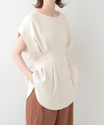 【CLANE/クラネ】 YAKKO SLEEVE HEAVY リブカットソー