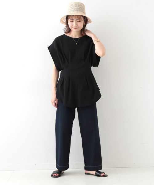 CLANE - CLANE クラネYAKKO SLEEVE HEAVY リブカットソー セール】【CLANE/クラネ】 YAKKO SLEEVE HEAVY リブカットソー
