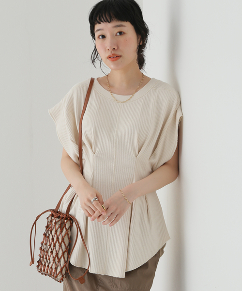 CLANE - CLANE クラネYAKKO SLEEVE HEAVY リブカットソー セール】【CLANE/クラネ】 YAKKO SLEEVE HEAVY リブカットソー