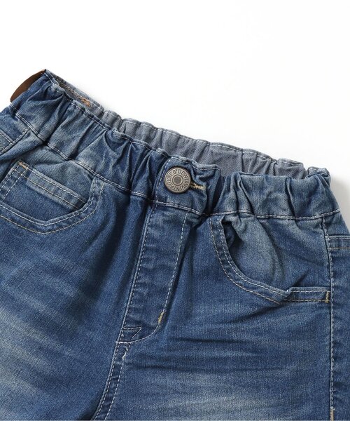 F.O.KIDS(エフオーキッズ)の「接触冷感デニムパンツ 5分丈(その他パンツ・キッズ・ネイビー/ブルー・90/100/110/120/80/130/95/140)」の5枚目の写真