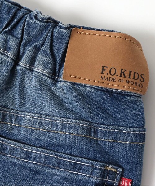F.O.KIDS(エフオーキッズ)の「接触冷感デニムパンツ 5分丈(その他パンツ・キッズ・ネイビー/ブルー・90/100/110/120/80/130/95/140)」の7枚目の写真