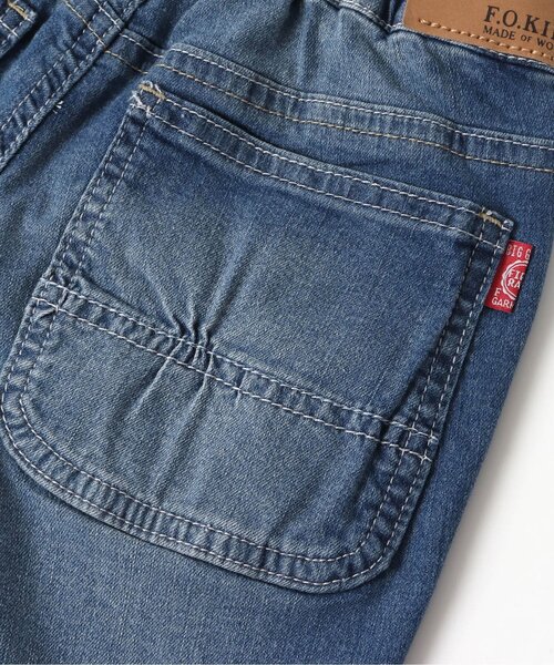 F.O.KIDS(エフオーキッズ)の「接触冷感デニムパンツ 5分丈(その他パンツ・キッズ・ネイビー/ブルー・90/100/110/120/80/130/95/140)」の8枚目の写真