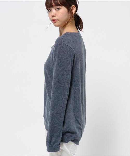 OUTLET（アウトレット）の「【Discoat Petit】起毛ニットソーU/N（Tシャツ/カットソー・レディース・グレー/チャコールグレー/ブルー/ボルドー・FREE）」の6枚目の写真