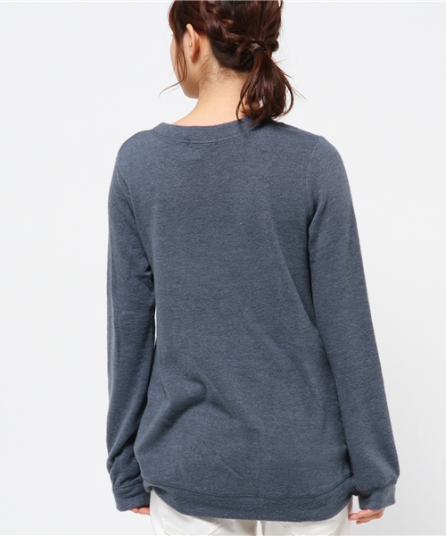 OUTLET（アウトレット）の「【Discoat Petit】起毛ニットソーU/N（Tシャツ/カットソー・レディース・グレー/チャコールグレー/ブルー/ボルドー・FREE）」の7枚目の写真