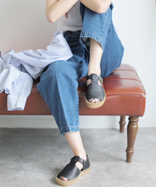 Calzanor（カルザノール）の「【CALZANOR/カルザノール】Tストエスパ：サンダル（サンダル・レディース・ブラック・38/35/36/37）」の3枚目の写真