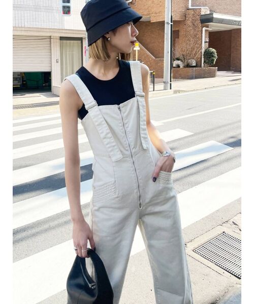 EMODA（エモダ）の「クロップドミニマルタンクトップ（タンクトップ・レディース・イエロー/グレー/ホワイト/ブラック・FREE）」の19枚目の写真