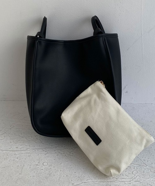 パイピングアクセントＰＵトート