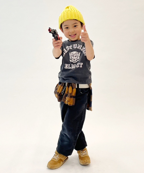 plage×JANE SMITHブラックリブ編み長袖カットソー JANE SMITH / ジェーンスミス BORDER RIB キャミソール（Tシャツ