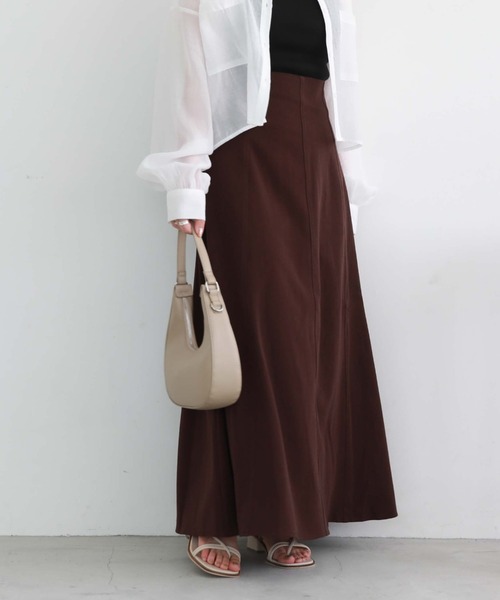 archives（アルシーヴ）の「Ｔ／Ｒバックレースアップスカート（スカート・レディース・ブラック/ブラウン/アイボリー/モカ・MEDIUM）」の12枚目の写真