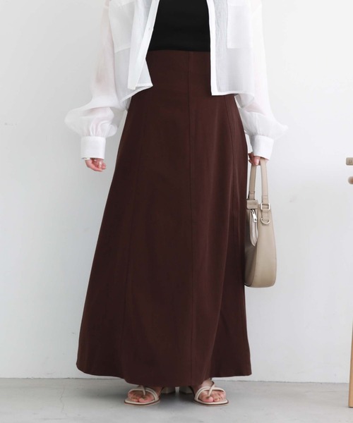 archives（アルシーヴ）の「Ｔ／Ｒバックレースアップスカート（スカート・レディース・ブラック/ブラウン/アイボリー/モカ・MEDIUM）」の13枚目の写真