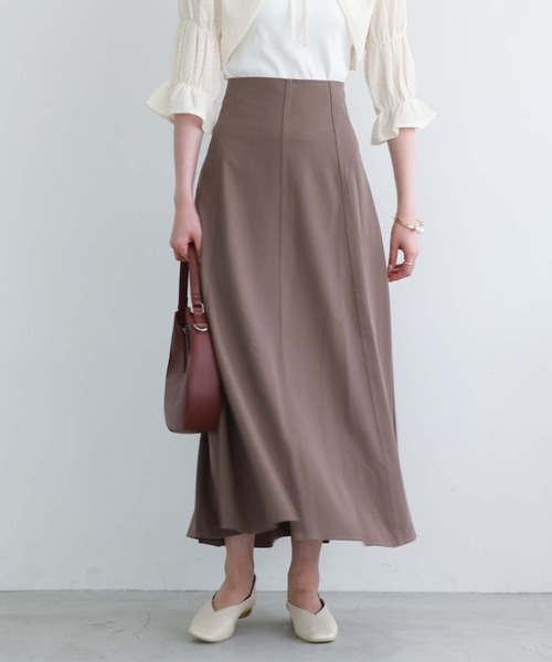 archives（アルシーヴ）の「Ｔ／Ｒバックレースアップスカート（スカート・レディース・ブラック/ブラウン/アイボリー/モカ・MEDIUM）」の20枚目の写真