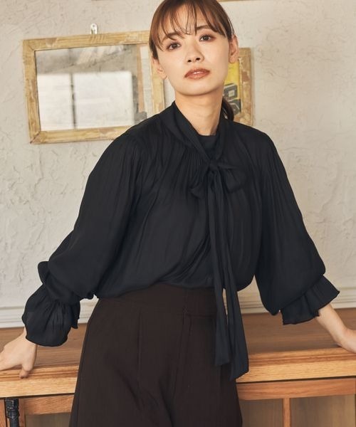 セール】ボウタイ2WAYチュニックブラウス 157095(シャツ/ブラウス)|mysty woman(ミスティウーマン)のファッション通販 - ZOZOTOWN セール】ボウタイ2WAYチュニックブラウス 157095(シャツ/ブラウス)|mysty woman(ミスティウーマン)のファッション通販 - ZOZOTOWN