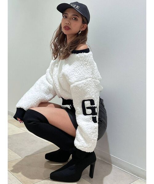 GYDA(ジェイダ)の「インストームサイハイニットブーツ(ブーツ・レディース・ブラック・SMALL/MEDIUM/LARGE)」の8枚目の写真