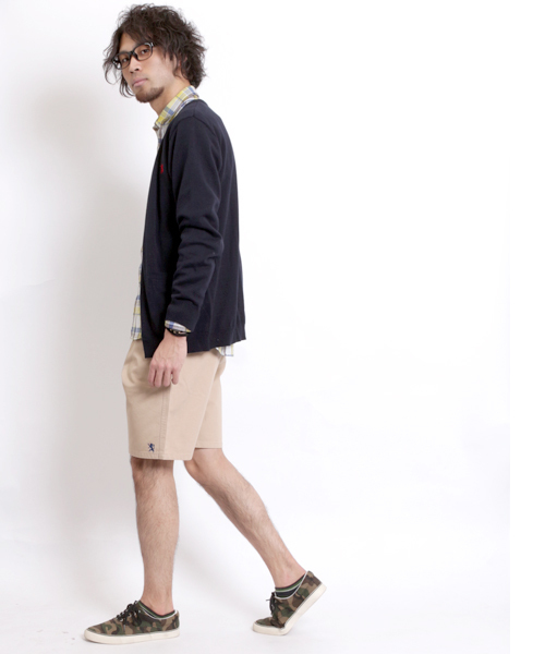 GIORDANO（ジョルダーノ）の「[GIORDANO]ライン刺繍カーディガン（カーディガン/ボレロ・メンズ・ブラック/グレー/ネイビー/レッド・SMALL/MEDIUM/LARGE）」の15枚目の写真