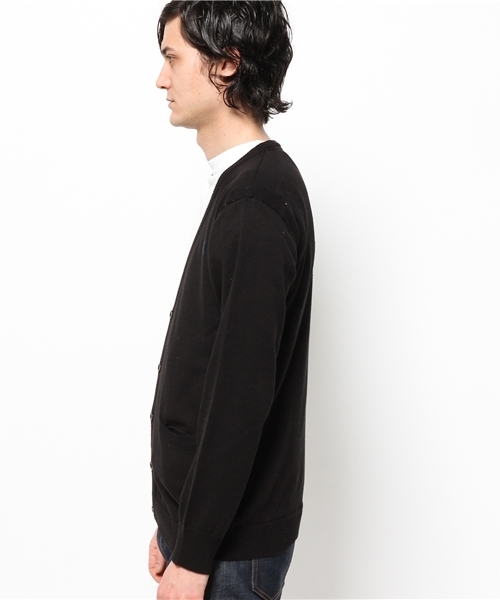 GIORDANO（ジョルダーノ）の「[GIORDANO]ライン刺繍カーディガン（カーディガン/ボレロ・メンズ・ブラック/グレー/ネイビー/レッド・SMALL/MEDIUM/LARGE）」の18枚目の写真