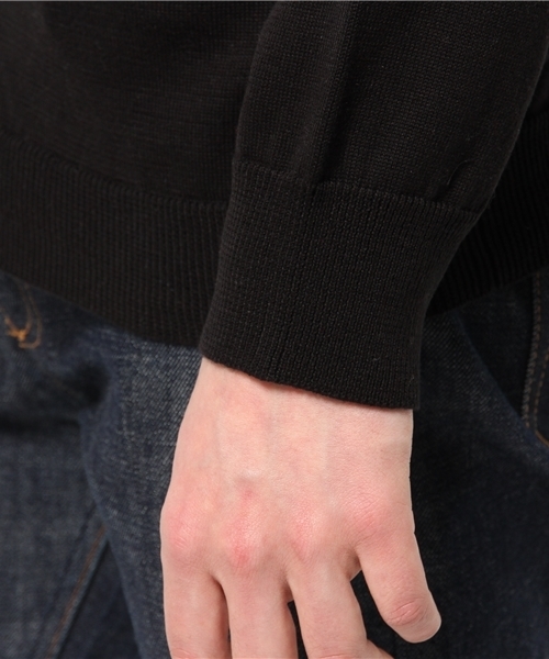 GIORDANO（ジョルダーノ）の「[GIORDANO]ライン刺繍カーディガン（カーディガン/ボレロ・メンズ・ブラック/グレー/ネイビー/レッド・SMALL/MEDIUM/LARGE）」の10枚目の写真