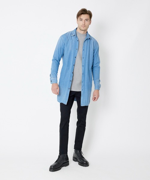 junhashimoto（ジュンハシモト）の「DENIM SLACKS（デニムパンツ・メンズ・ブラック/インディゴブルー・2/4/3/5）」の10枚目の写真