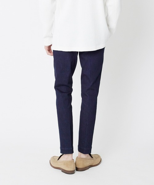 junhashimoto（ジュンハシモト）の「DENIM SLACKS（デニムパンツ・メンズ・ブラック/インディゴブルー・2/4/3/5）」の6枚目の写真