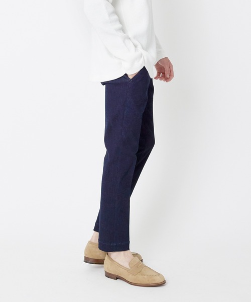 junhashimoto（ジュンハシモト）の「DENIM SLACKS（デニムパンツ・メンズ・ブラック/インディゴブルー・2/4/3/5）」の7枚目の写真
