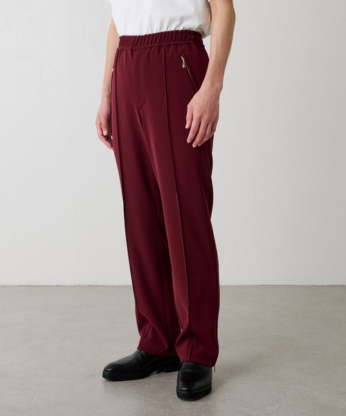 CULLNI(クルニ)の「【CULLNI Exclusive / クルニ エクスクルーシブ】トラックパンツ(スラックス・メンズ・チャコールグレー/ブラック/バーガンディー・1/2)」の6枚目の写真